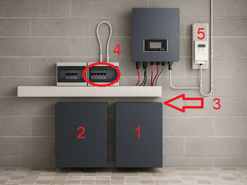 Impianti Fotovoltaici • SPL energetica Assistenza • Azienda leader nel fotovoltaico Rappresentazione impianto fotovoltaico con accumulo zcs pylontech